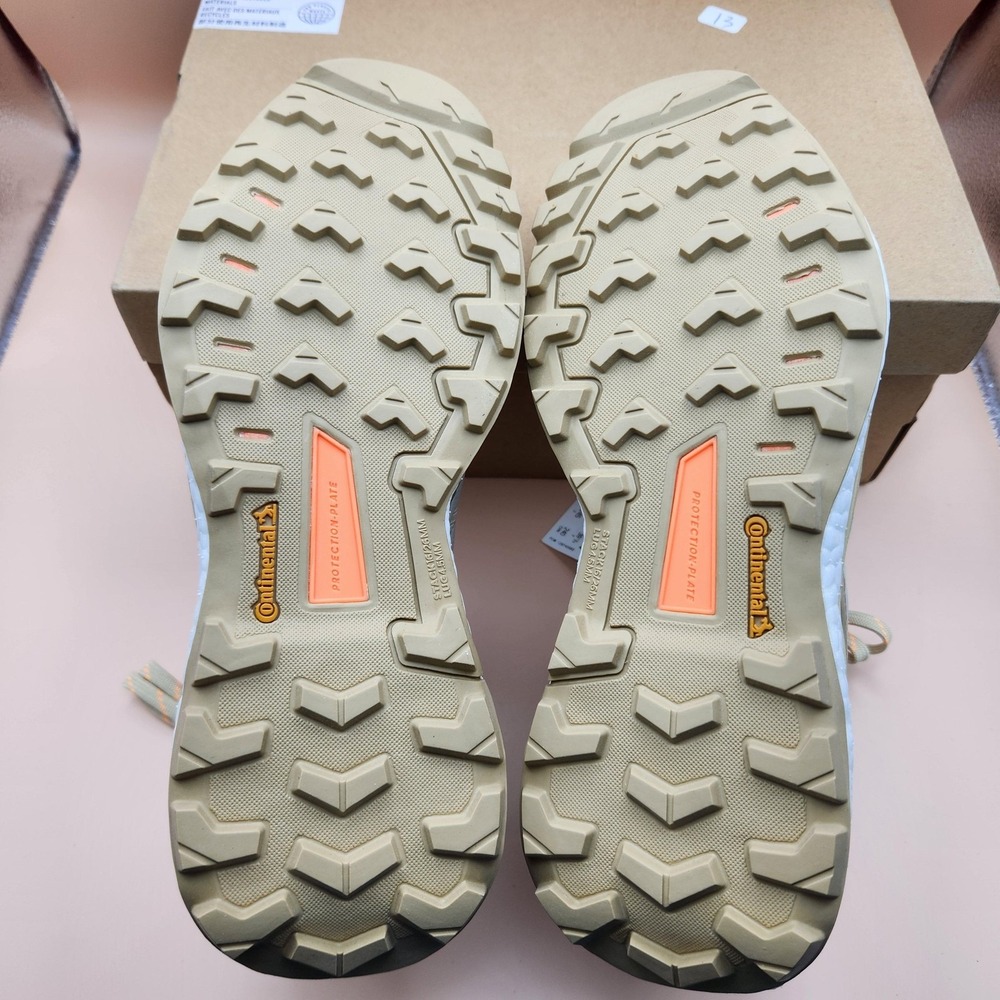 Adidas Terrex Skychaser 2 Shoes Mens Size 6.5 Beige Orange‎ Hiking Trail GZ0326 - Picture 6 of 8